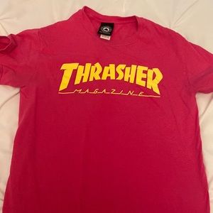 Womens Thrasher t-shirt size small, pink